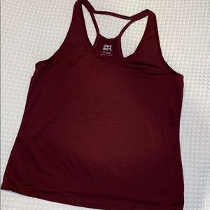 Maroon athletic tank